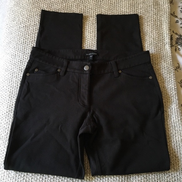 Eileen Fisher Skinny Ponte Knit Pants Size 6 - Picture 4 of 6